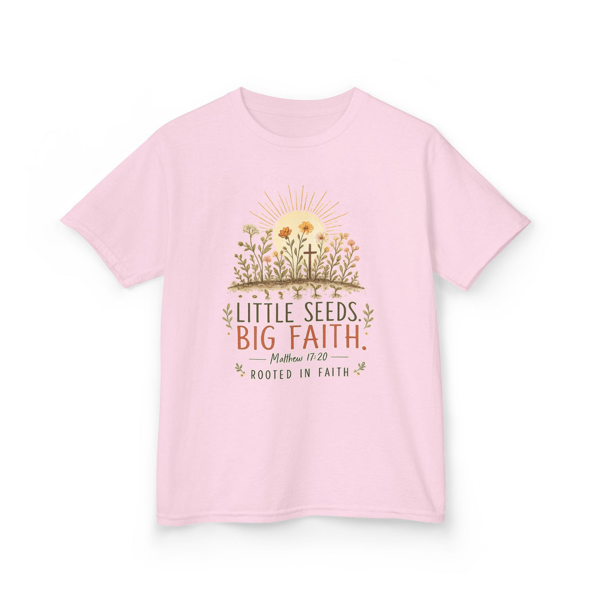 Little Seeds, Big Faith Kids Tee