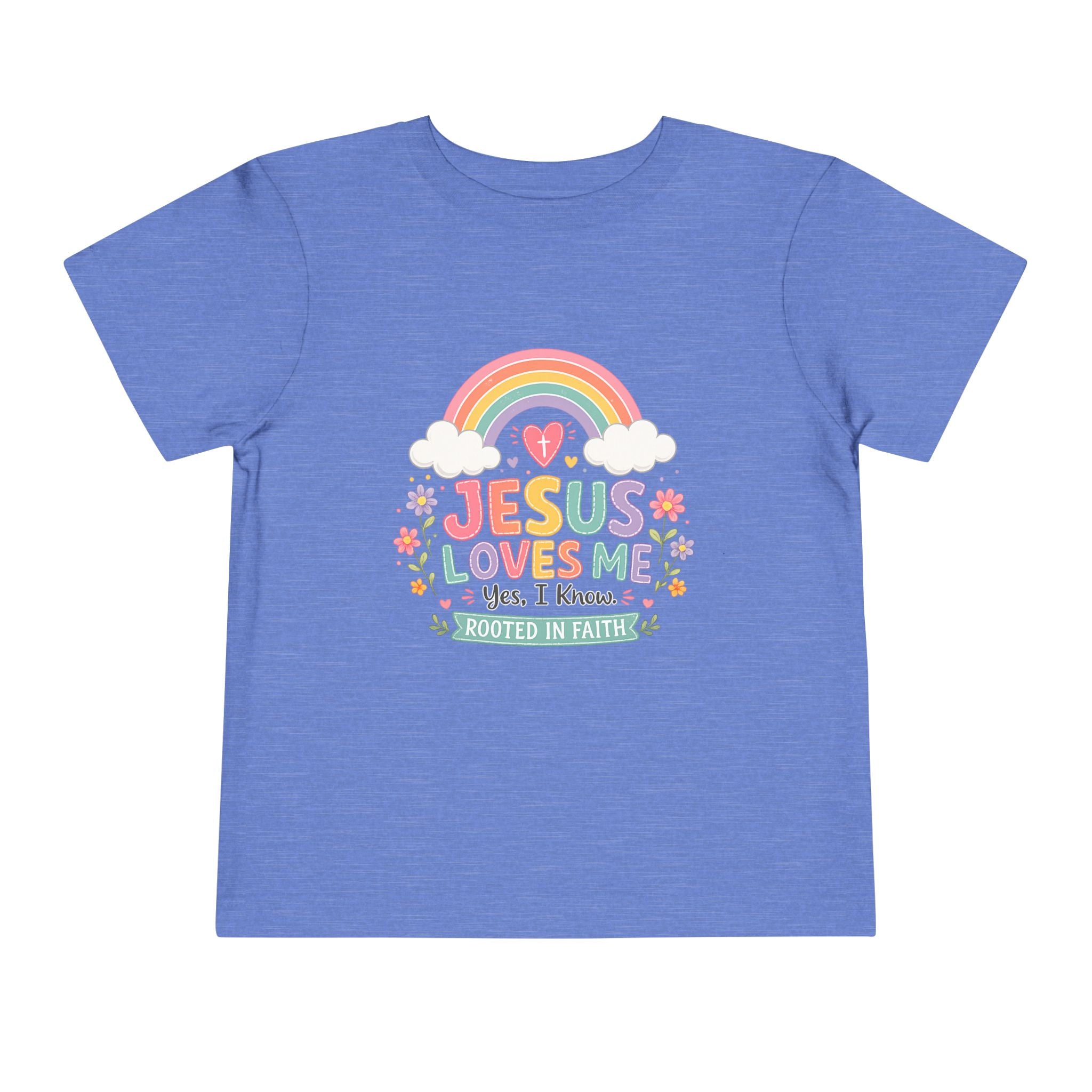 Jesus Loves Me Toddler Short Sleeve Tee