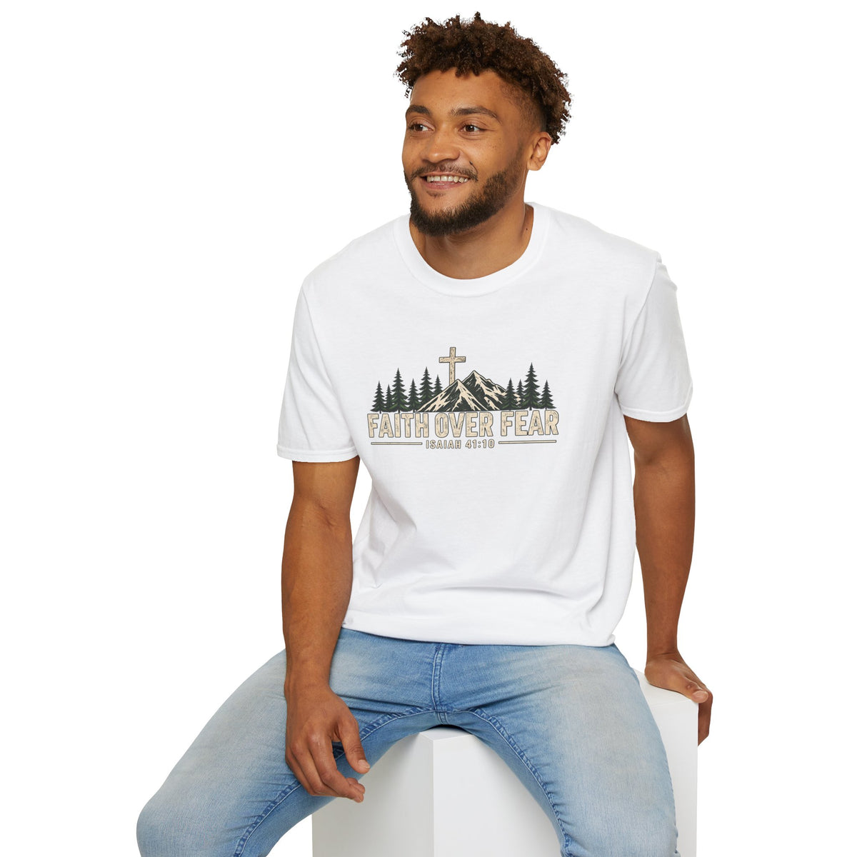 Faith Over Fear Mountain T-Shirt