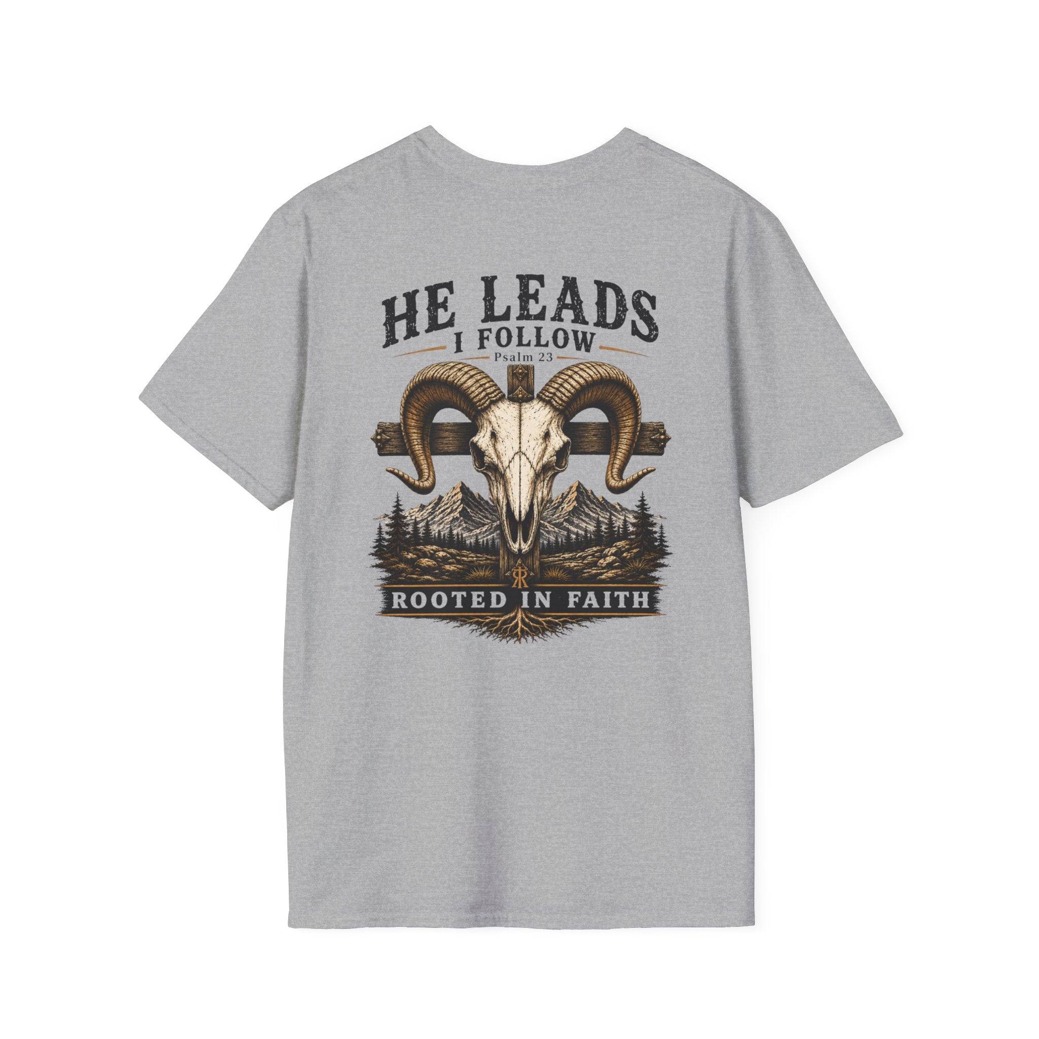 He Leads, I Follow T-Shirt