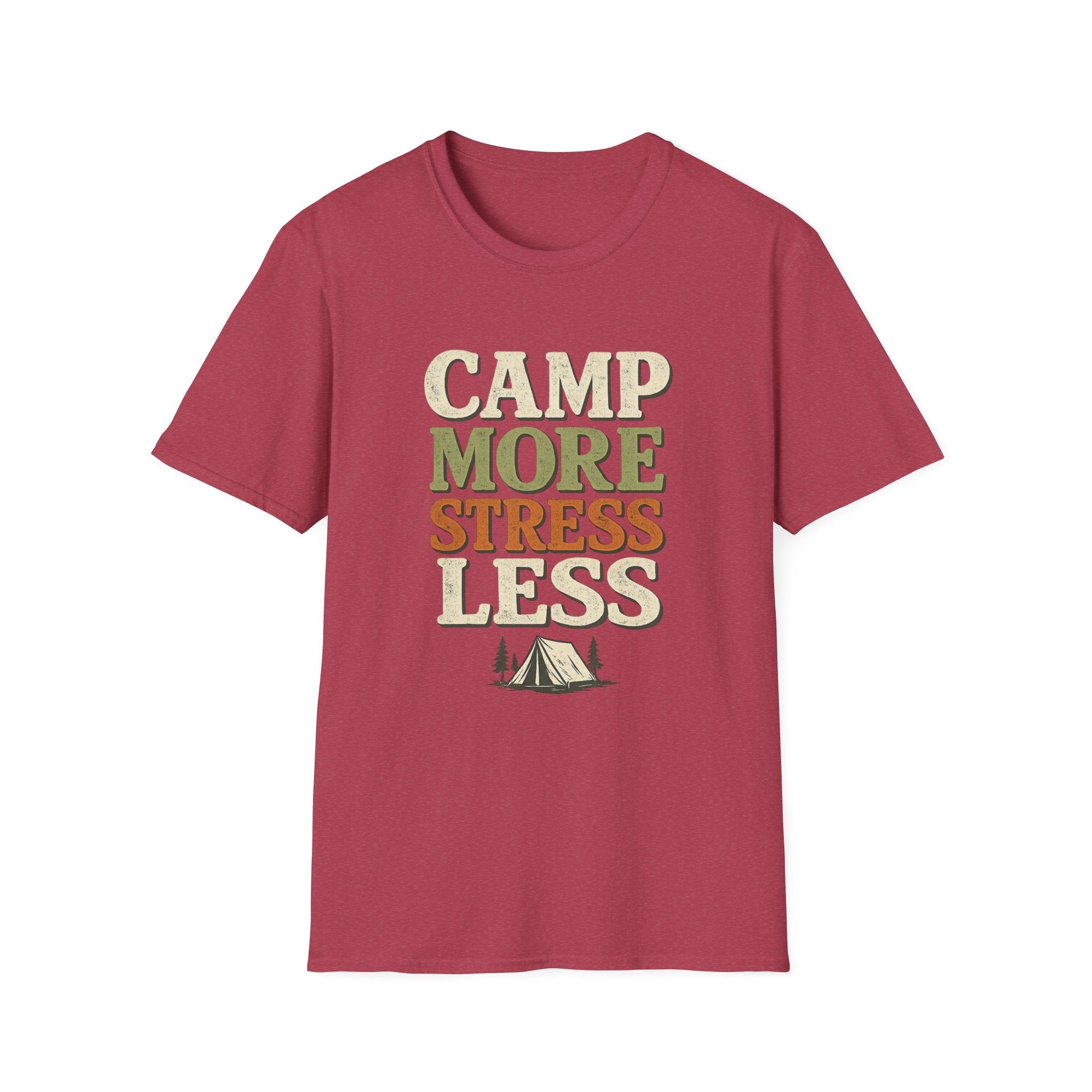 Camp More Stress Less T-Shirt