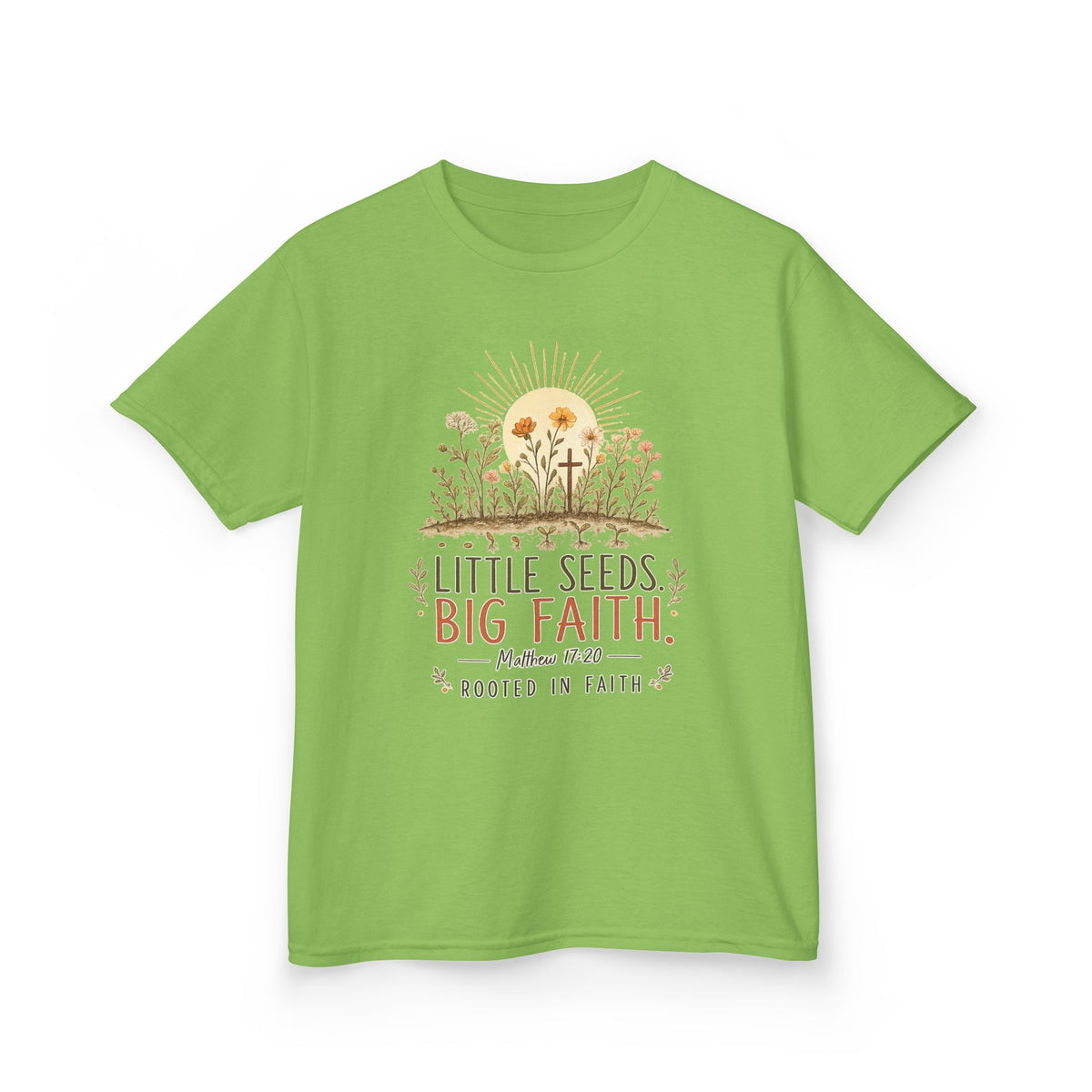 Little Seeds, Big Faith Kids Tee