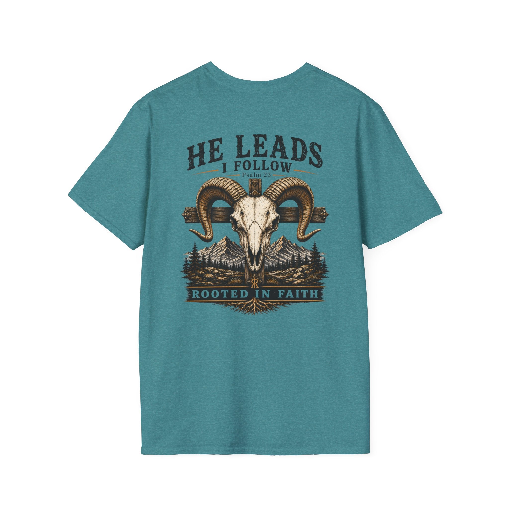 He Leads, I Follow T-Shirt