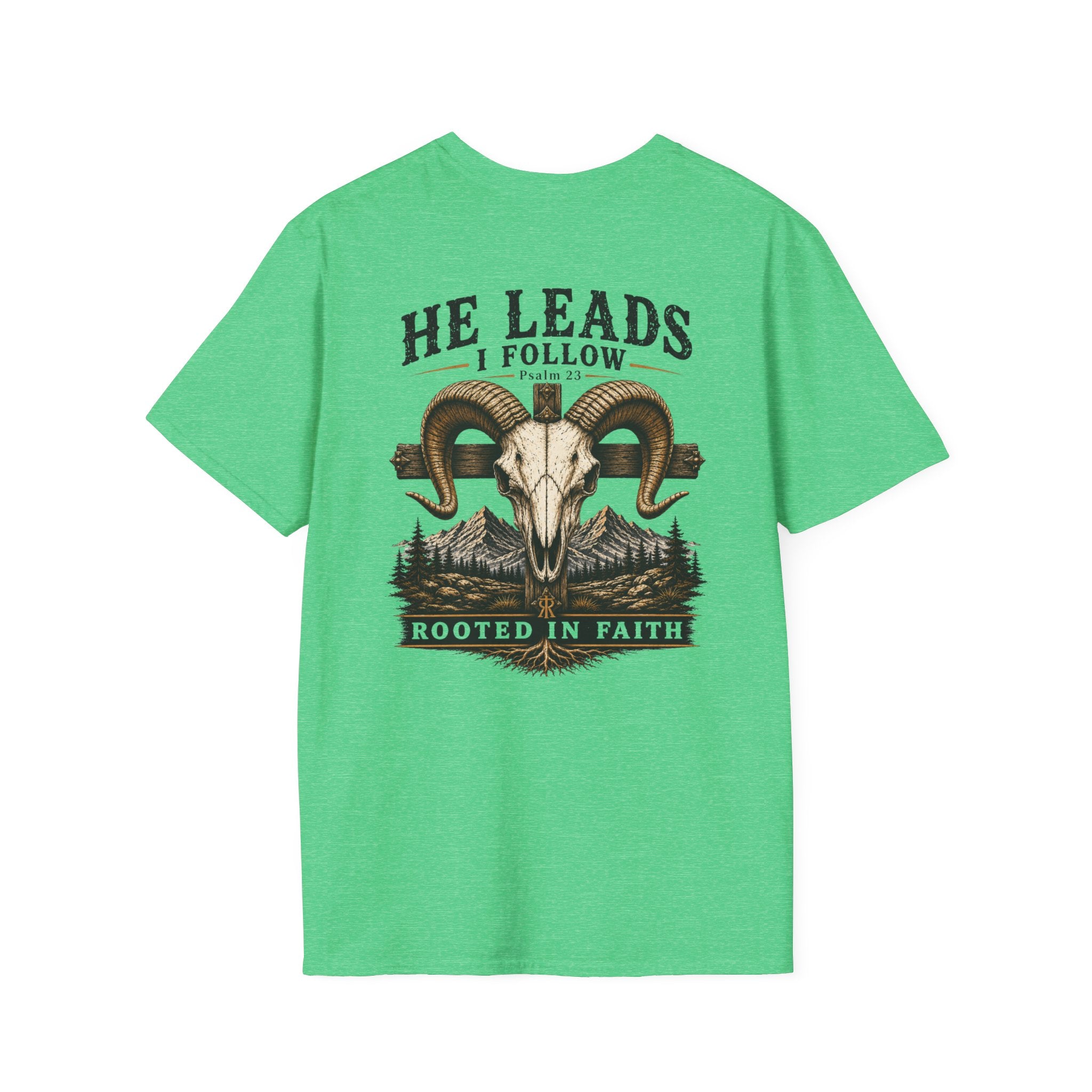 He Leads, I Follow T-Shirt