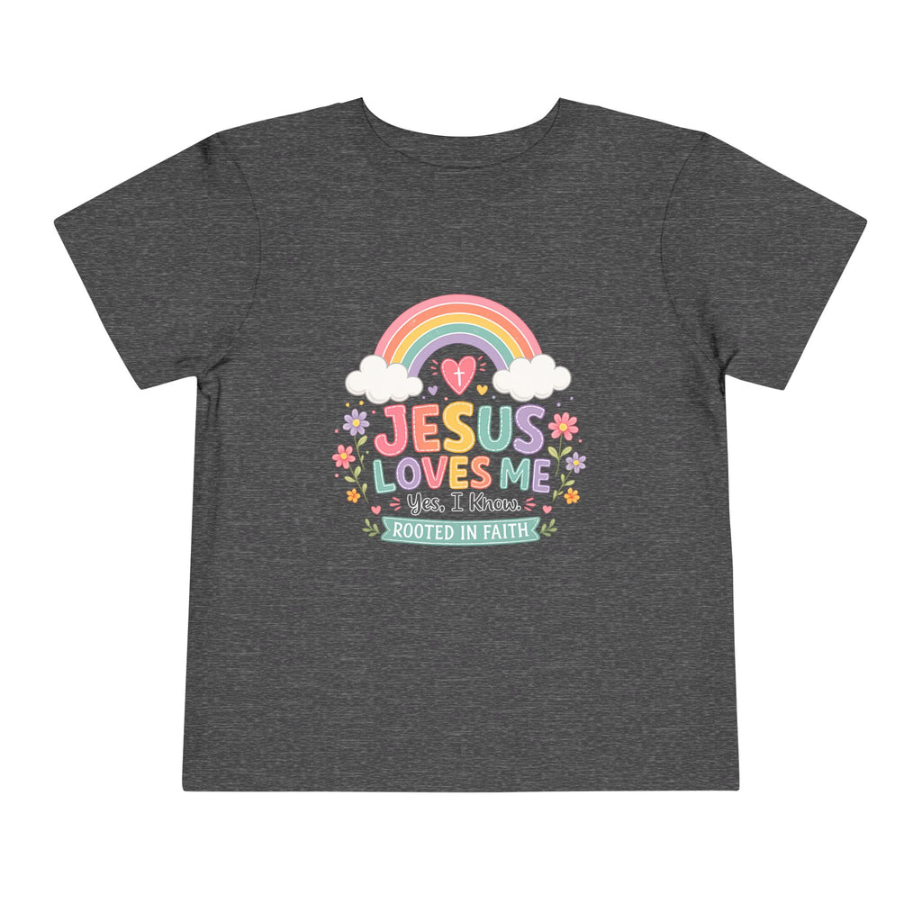 Jesus Loves Me Toddler Short Sleeve Tee