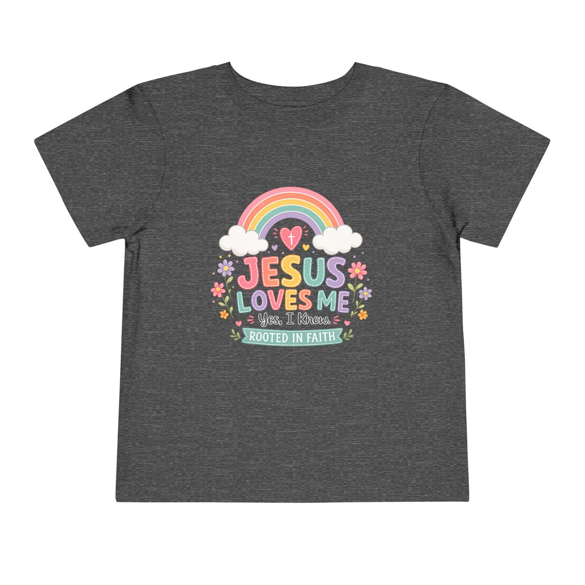 Jesus Loves Me Toddler Short Sleeve Tee