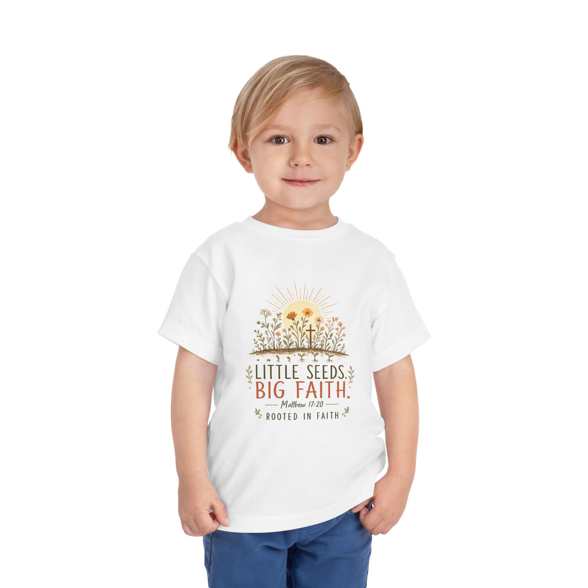 Little Seeds, Big Faith Toddler Tee