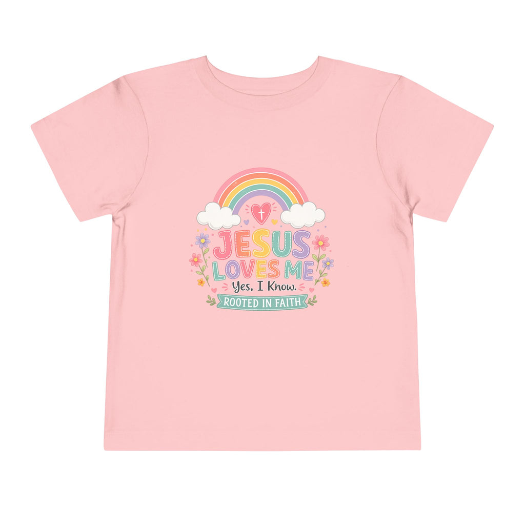 Jesus Loves Me Toddler Short Sleeve Tee