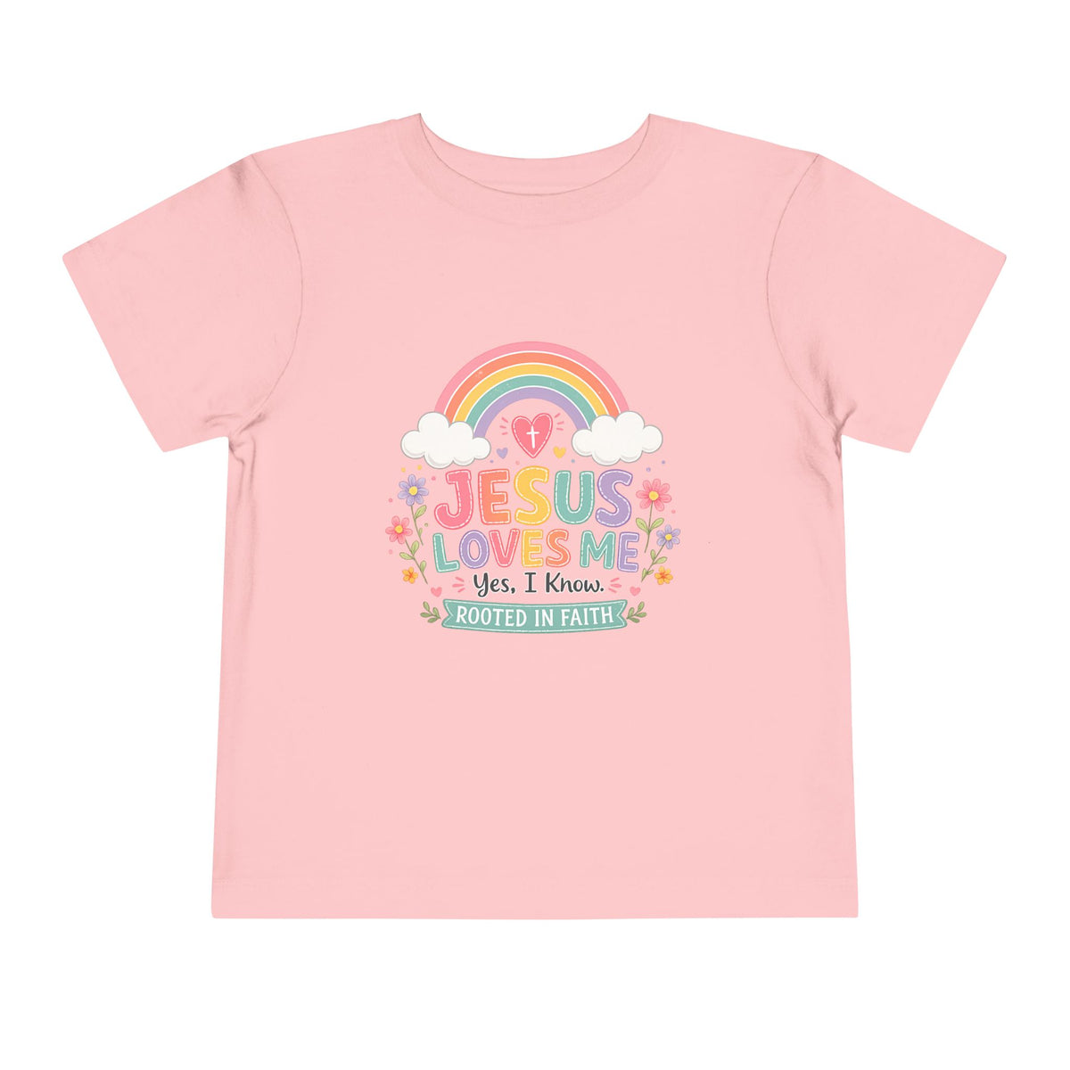 Jesus Loves Me Toddler Short Sleeve Tee