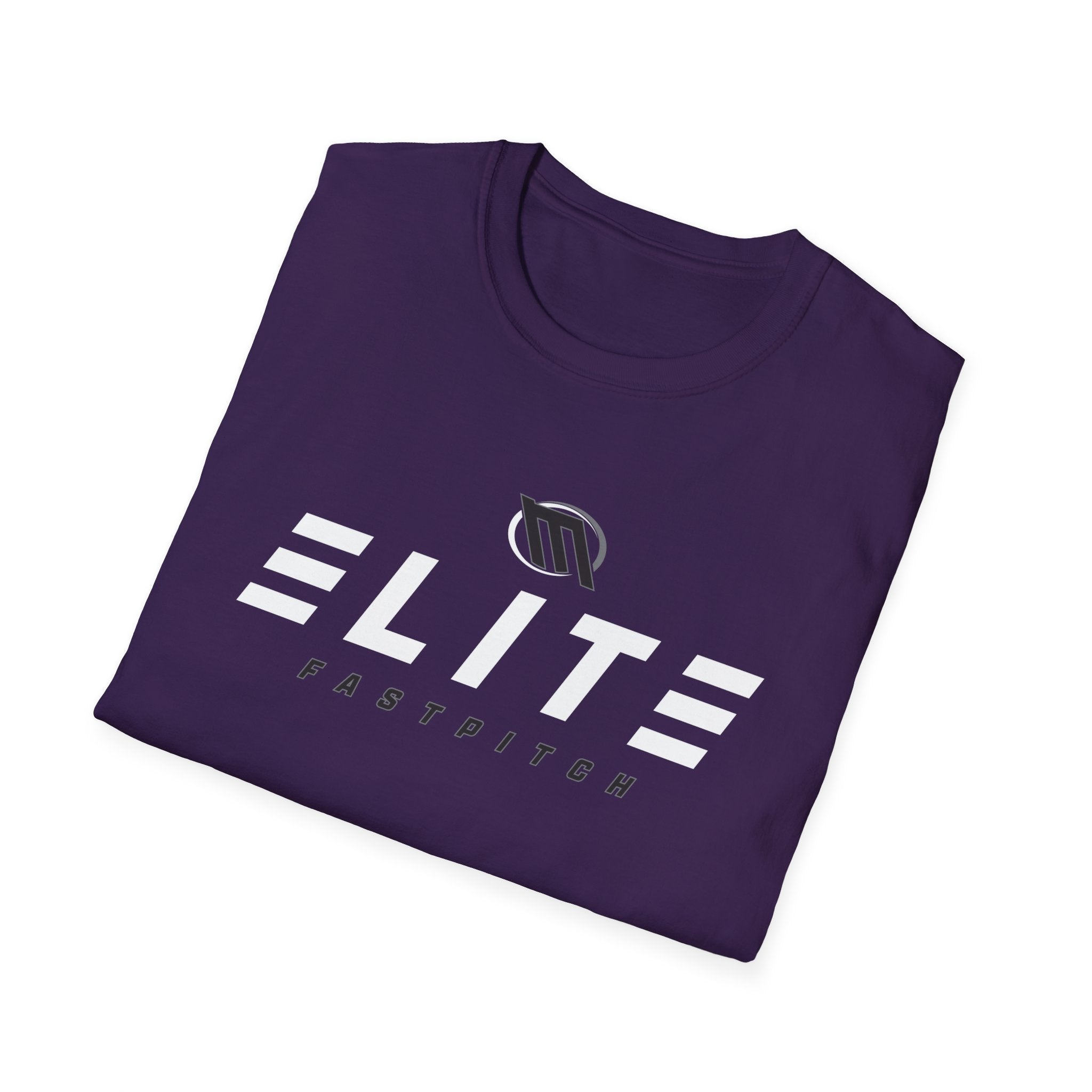 Mosinee Elite Fastpitch Sponsor T-Shirt in Purple Unisex Softstyle T-Shirt