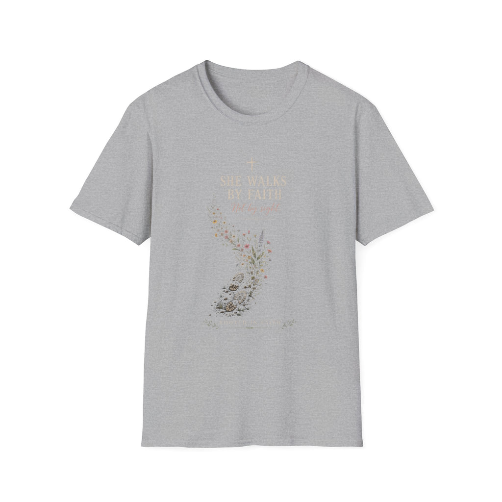 She Walks By Faith T-Shirt
