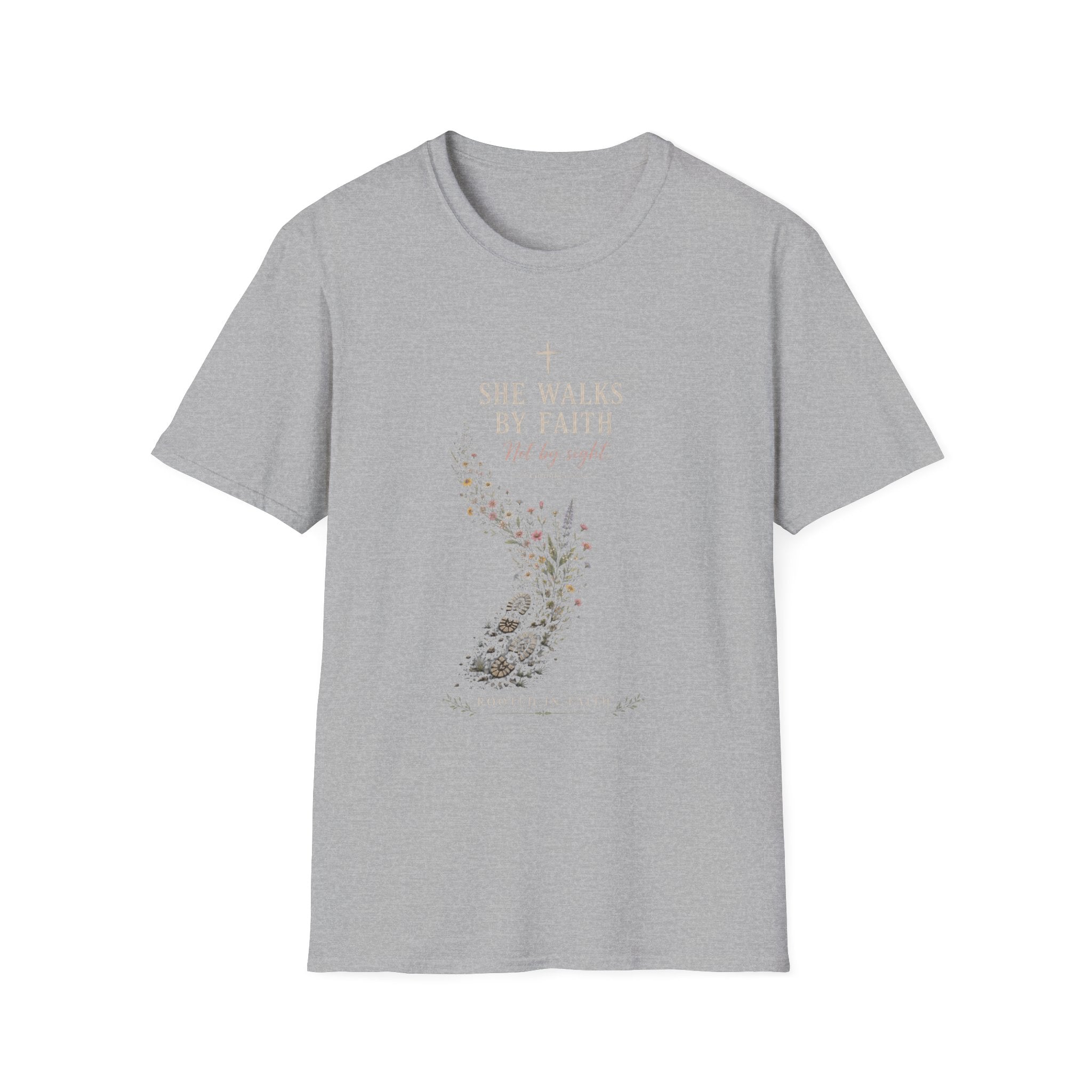 She Walks By Faith T-Shirt