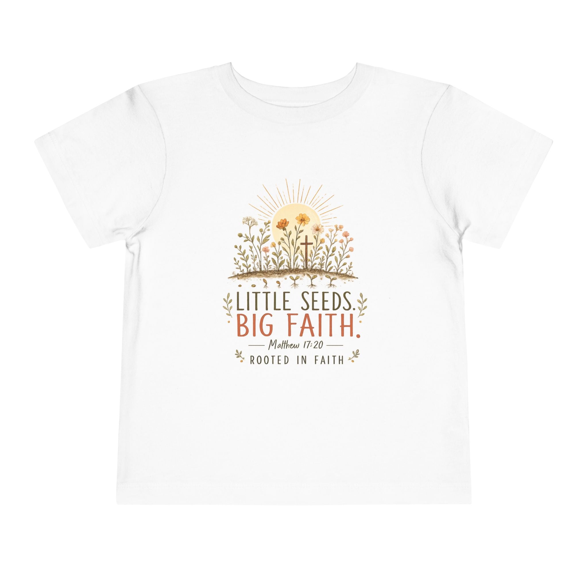 Little Seeds, Big Faith Toddler Tee