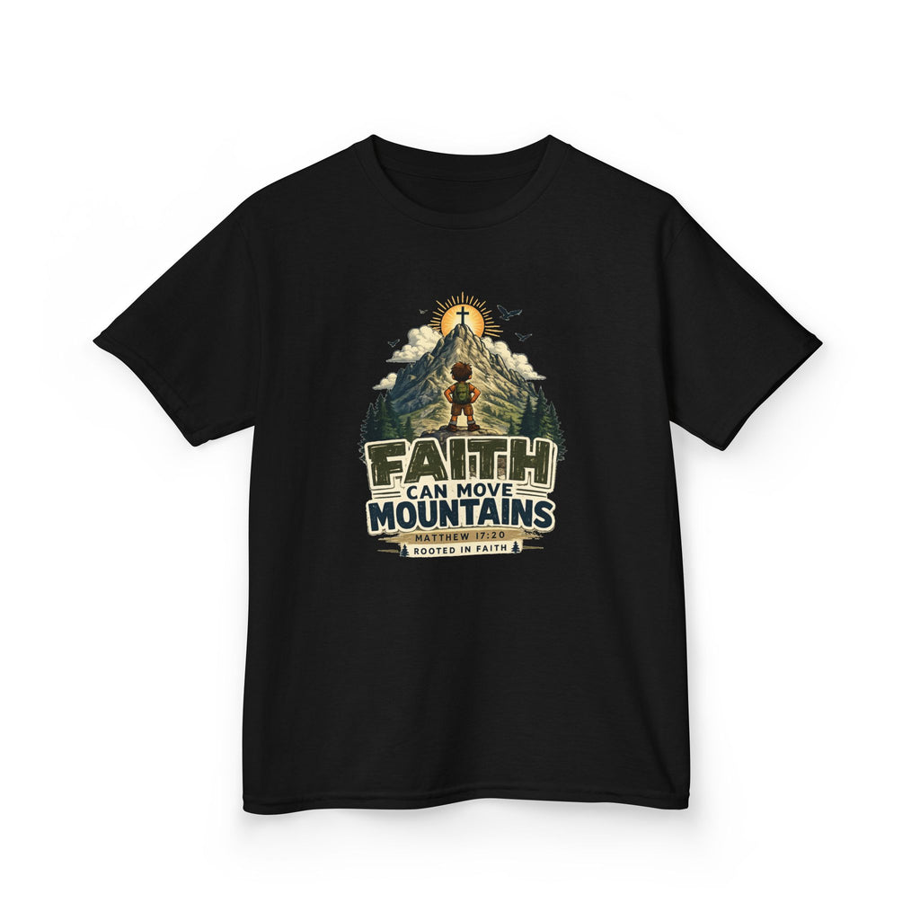 Faith Can Move Mountains Kids Tee
