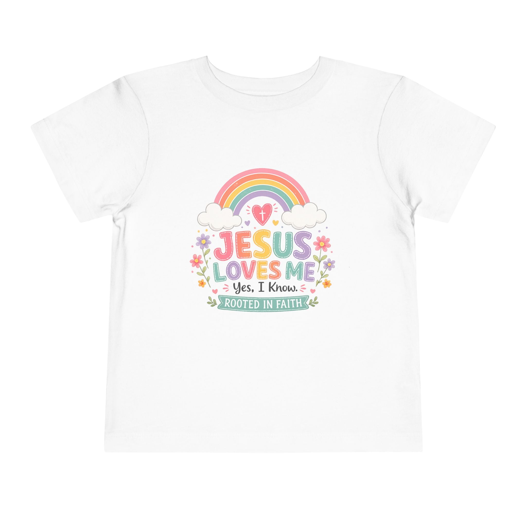 Jesus Loves Me Toddler Short Sleeve Tee