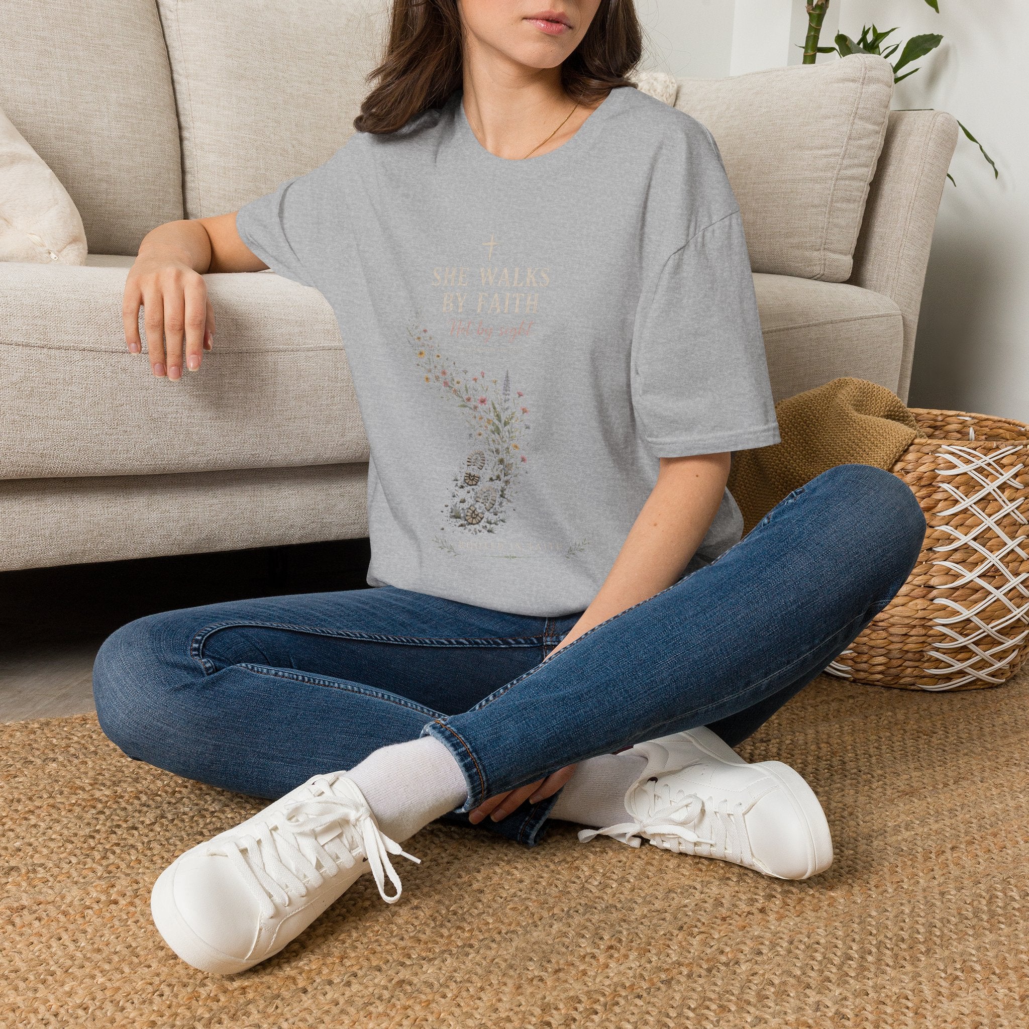She Walks By Faith T-Shirt