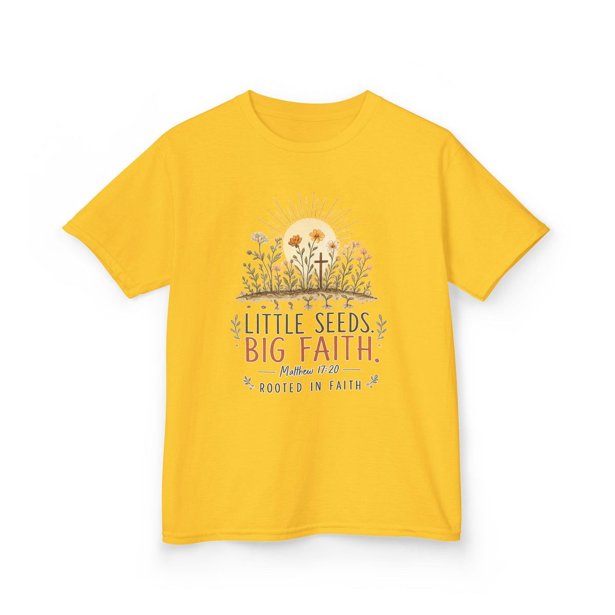 Little Seeds, Big Faith Kids Tee