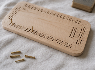 Standard 3 Track Rectangular Cribbage Board